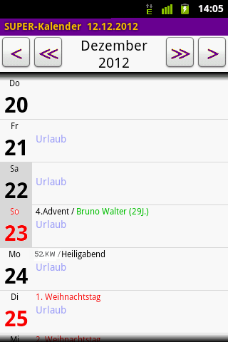 SUPER-Kalender