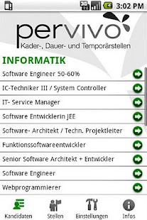 Lastest Pervivo AG Stellenvermittlung APK for Android