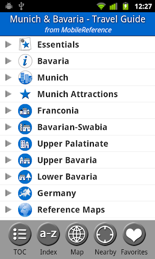 Munich Bavaria - Guide Map