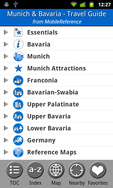 Android application Munich &amp; Bavaria - Guide &amp; Map screenshort