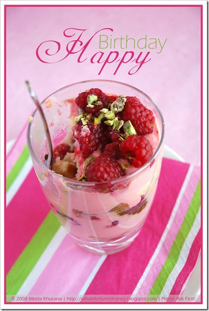 Raspberry Rhubarb Trifle (03b) by MeetaK