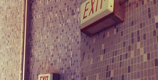 Thrift store exit diptych
