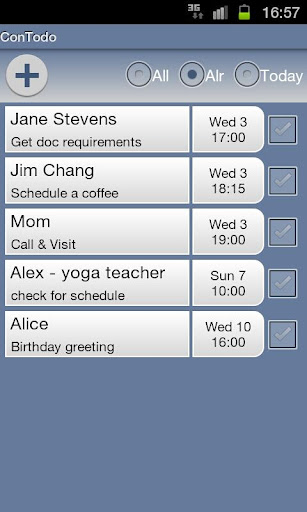 【免費生產應用App】ConTodo - Contact-Based To-do-APP點子