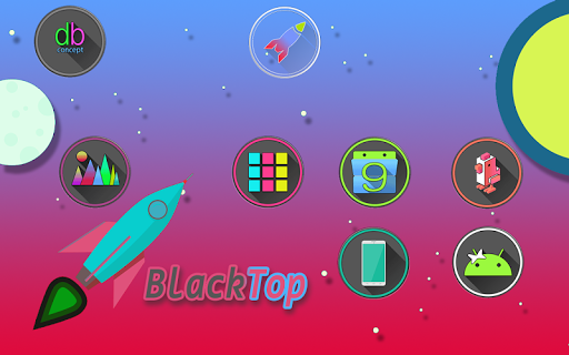 Blacktop icons pack