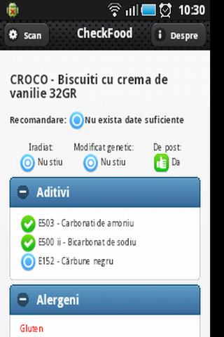 CheckFood Screen 3