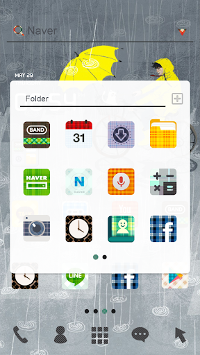 【免費個人化App】Raining day dodol theme-APP點子