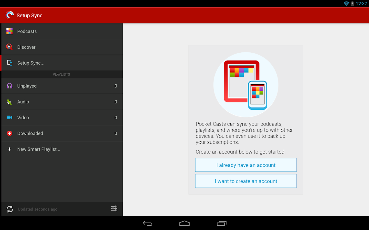 Pocket Casts screenshot