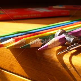 Colour Pencils by Anindya Saha - Novices Only Objects & Still Life