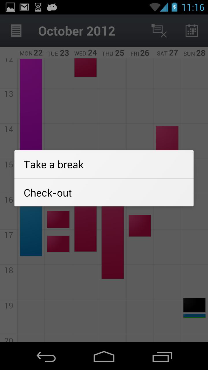 Tempus Time Tracker Screen 3
