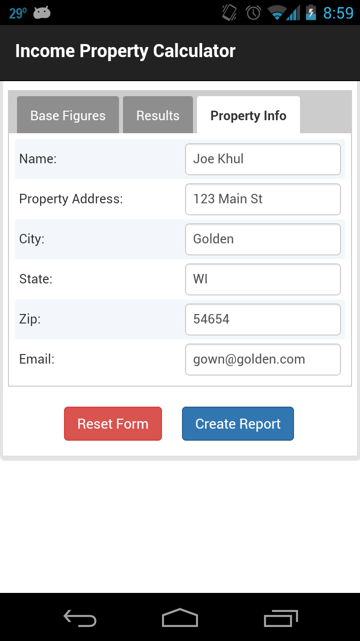 Income Property Calculator PRO Screen 2