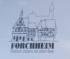A sign for Forcheim.