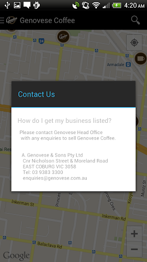 【免費生活App】Genovese Coffee Locator-APP點子