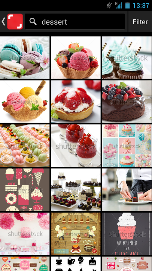 Shutterstock - screenshot