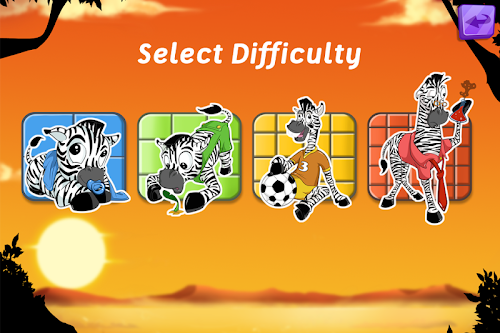 Android application Live Puzzle! African Animals screenshort