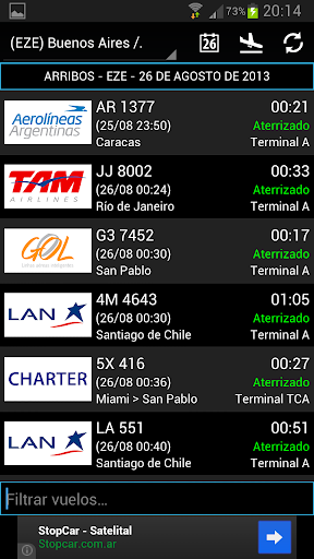 Airports from Argentina