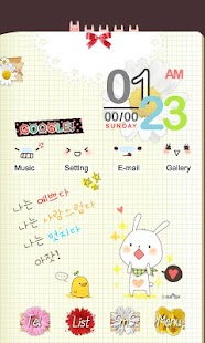 CUKI Themes Diary in cute face