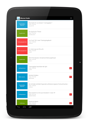 【免費工具App】Bodybuilding Szene Reader-APP點子