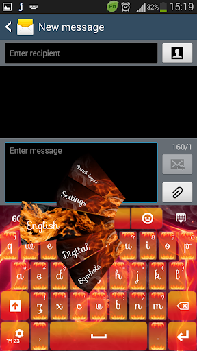 【免費個人化App】GO键盘红色火焰-APP點子