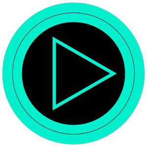 Poweramp skin TRON TURQUOISE 2.03