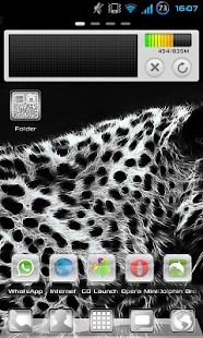 Lastest White Leopard GO Launcher EX APK