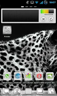 White Leopard GO Launcher EX