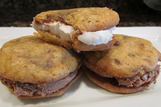 Chocolate Oatmeal Toffee Cookies