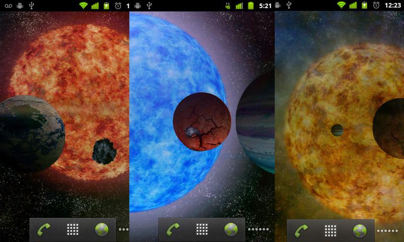 Android application Endless Universe LWP screenshort