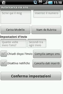 Autoricarica via sms