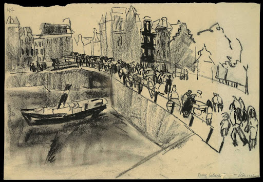 [Crowd by Canal, Amsterdam]