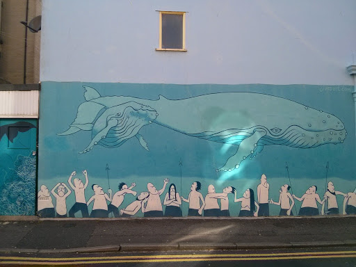 Save the Whale Street Art