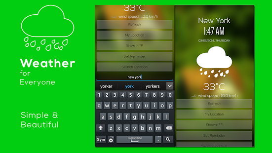 Weather & Clock Screenshots 1