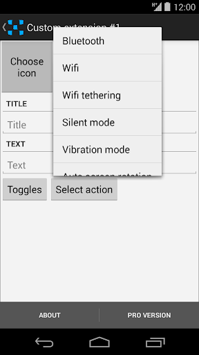 Toggle plugin for custom ext.