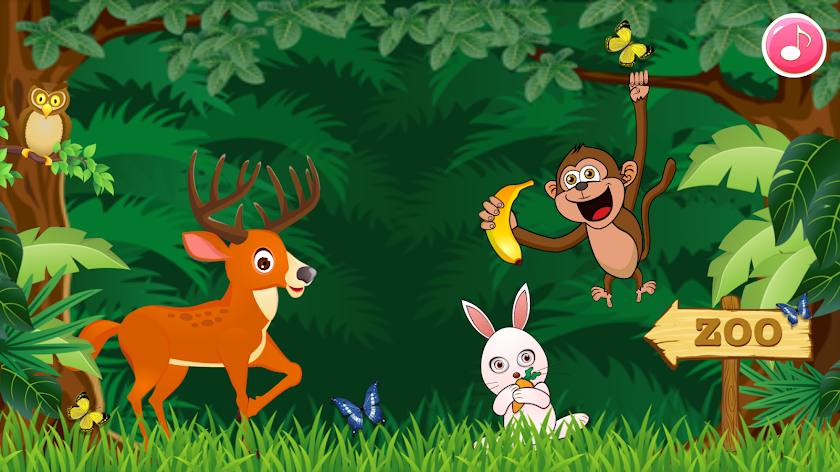 Baby Explore Zoo Animals Free! Screen 2