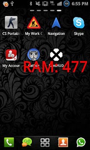 RamHUD - Display Free Ram Screenshots 0