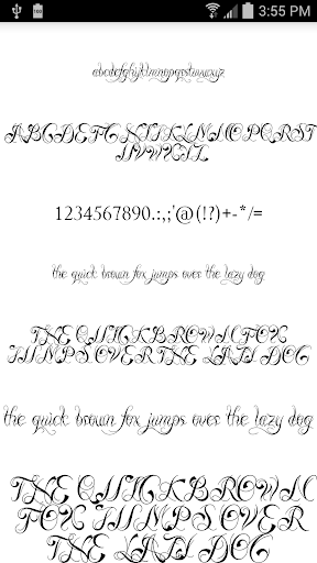 【免費個人化App】Fonts for FlipFont Tattoo-APP點子