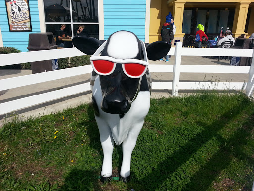 Tofts Ice Cream Parlor Cow with Glasses