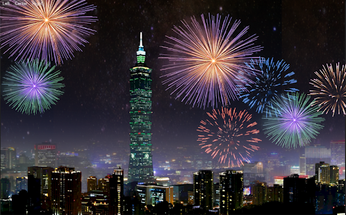 download Taipei Taiwan Firework LWP free