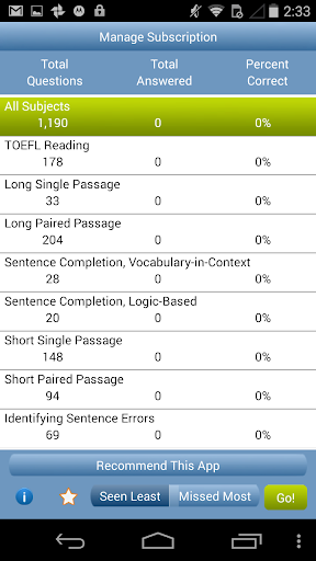 TOEFL Prep TestBank Questions