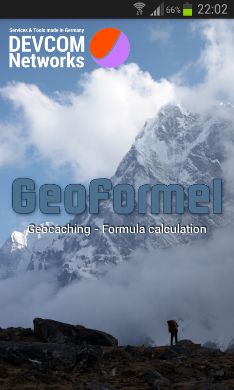 Android application GeoFormel PRO - 4 Geocaching screenshort