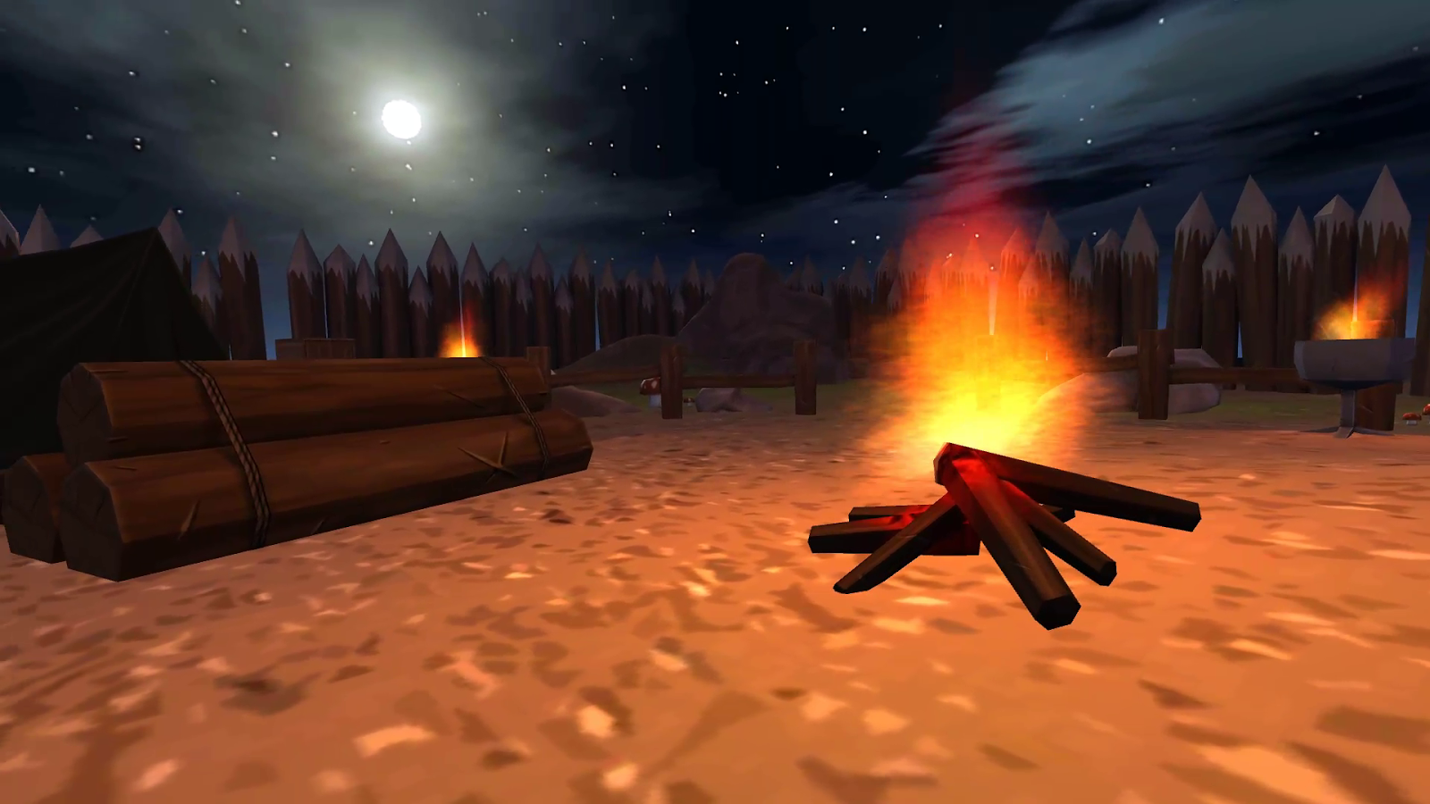    Campfire VR Cardboard- screenshot  