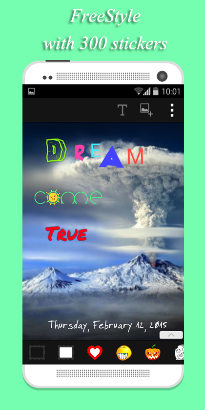 Android application Photoshop screenshort