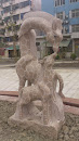 长颈鹿雕塑