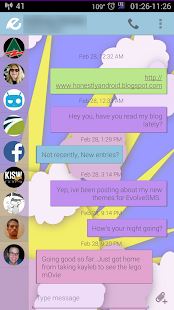 Download EvolveSMS Theme Sunshine APK for PC