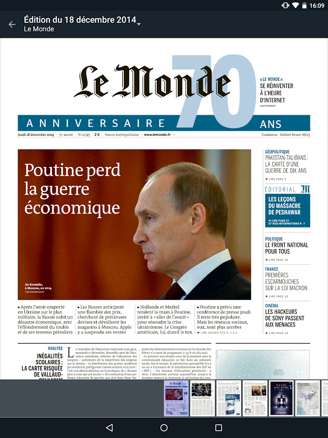 Journal Le Monde – Applications Android sur Google Play