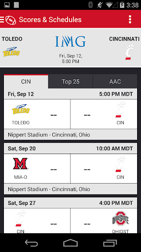 【免費運動App】Cincinnati Bearcats Gameday-APP點子