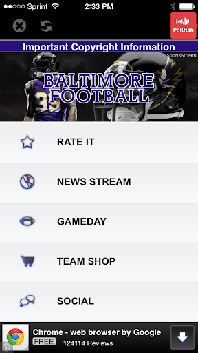 【免費運動App】Baltimore Football STREAM-APP點子