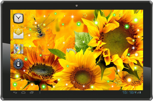 【免費個人化App】Sunflowers HD live wallpaper-APP點子