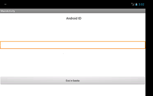 AppUscita Android ID