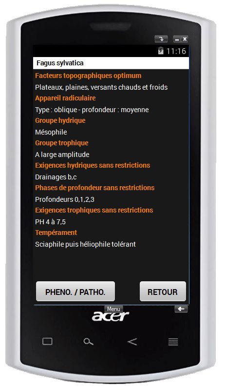 SylviMobile Screen 3