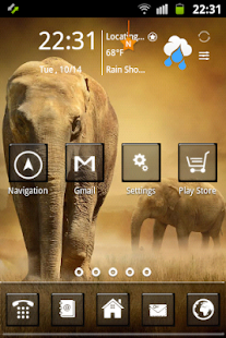How to download Wild Animals HD GO Launcher 2.76 unlimited apk for laptop